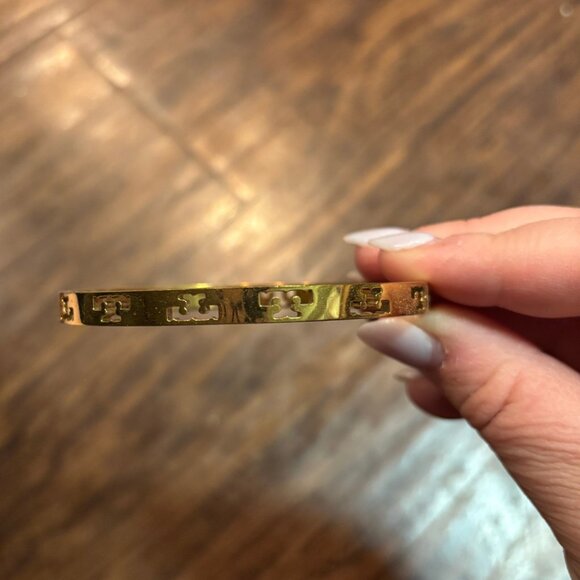 TORY BURCH Gold Bangle - Picture 1 of 2